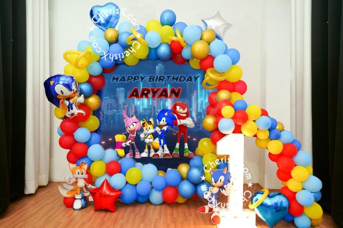 Sonic geburtstag deko